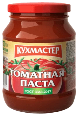 Томатная паста ГОСТ 270 г Кухмастер