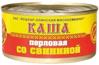 Каша перловая со свининой №8 325 г Йола
