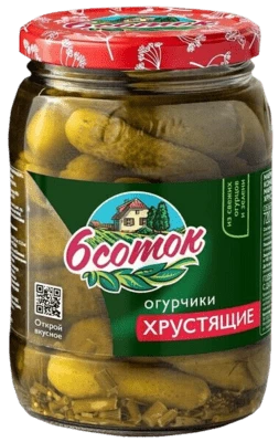 Огурчики маринованные Хрустящие 6 соток 720 мл Десан