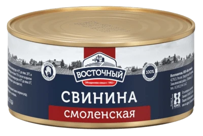 Свинина тушеная Смоленская 325 г Восточный