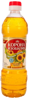 Масло подсолнечное нерафинированное 0,5 л Корона изобилия