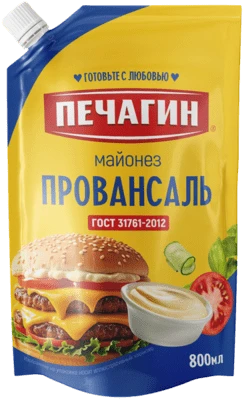 Майонез Провансаль 67% 800 мл Печагин