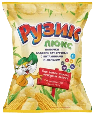 Кукурузные палочки Рузик Люкс 150 г