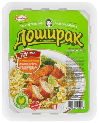 Лапша быстрого приготовления Доширак со вкусом курицы 90 г