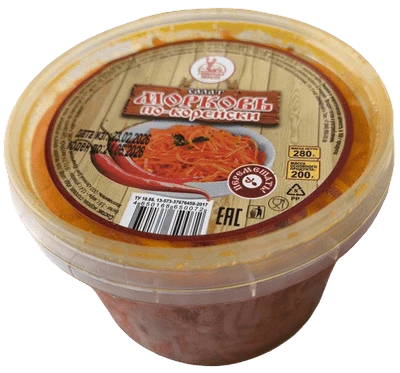 Морковь по-корейски 280 г Северная земля