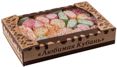 Мармелад Любимые рулетики в сахарной обсыпке 1 кг Любимая Кубань