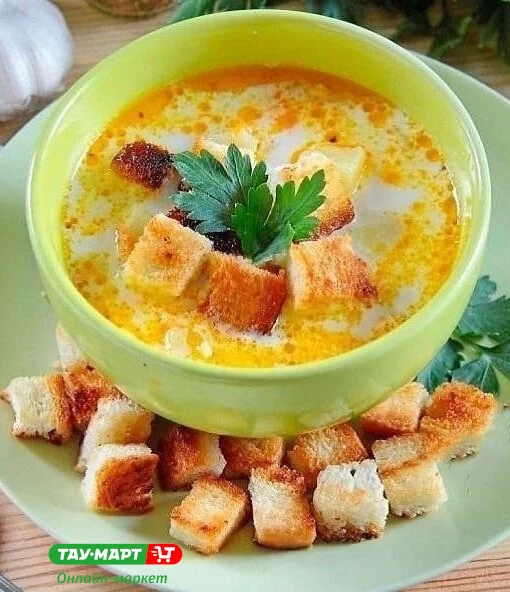 Сырный суп с плавленым сыром