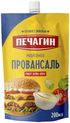 Майонез Провансаль 67% 200 мл Печагин