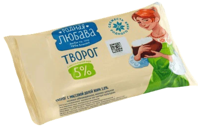Творог 5% 200 г Родная Любава
