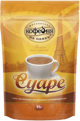 Кофе растворимый Суаре 95 г Московская кофейня на паяхъ