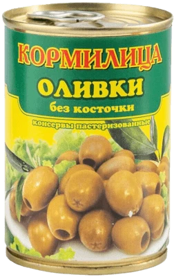Оливки без косточки 314 мл Кормилица
