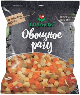 Овощное рагу замороженное 400 г ЛиВиАнТа