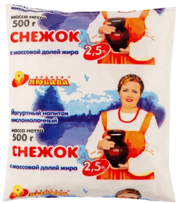 Снежок 2,5% 500 г Родная Любава