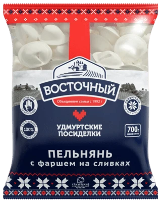 Пельнянь с фаршем на сливках 700 г Восточный