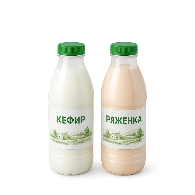 Кефир, ряженка, снежок