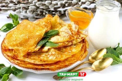 Заварные молочно-йогуртовые блины 