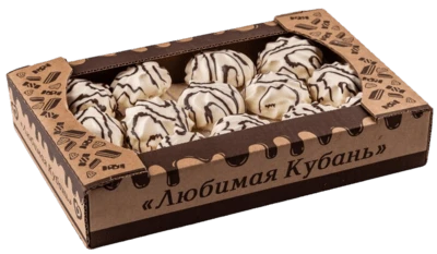 Зефир глазированный День-Ночь 1 кг Любимая Кубань