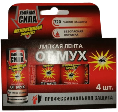 Липкая лента от мух Дихлофос Нео 4 шт.