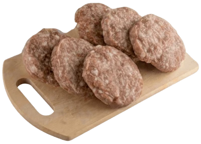 Бургеры из свинины и говядины кат. В замороженные 1 кг Италмас