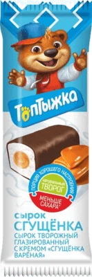 Сырок глазированный со сгущенкой 12% 40 г Топтыжка