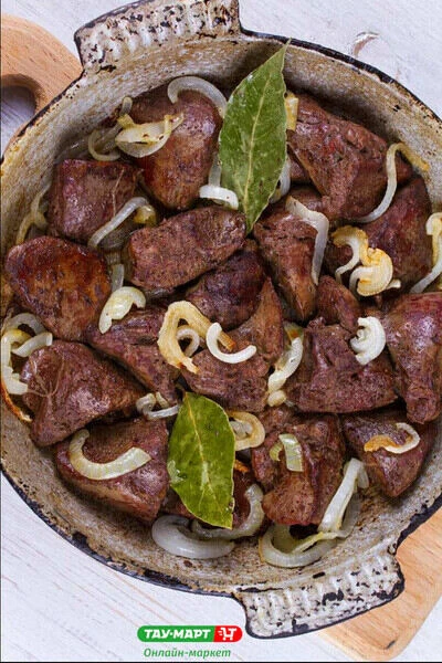 Куриная печень по-кавказски