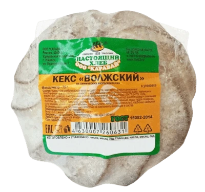 Кекс Волжский 75 г Каравай