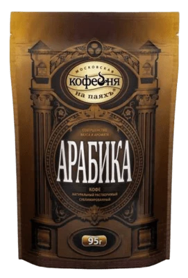Кофе растворимый Арабика 95 г Московская кофейня на паяхъ