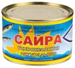Сайра натуральная 250 г Рыбпромпродукт