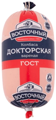 Колбаса вареная Докторская кат. А 400 г Восточный