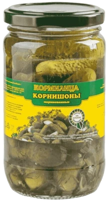 Корнишоны маринованные 350 мл Кормилица