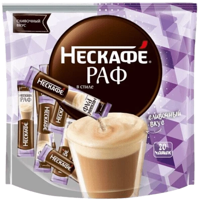 Кофе растворимый 3 в 1 Раф 20 шт. Нескафе