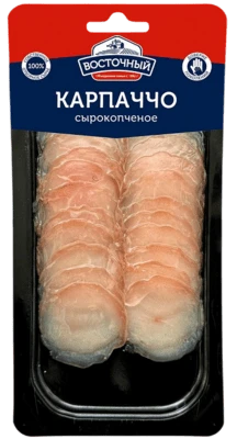 Карпаччо сырокопченное из свинины экстра 100 г Восточный