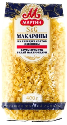 Макароны Колечки №1 400 г Мартин