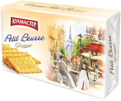 Печенье белое Petit Beurre 420 г Кухмастер