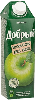 Сок яблочный 1 л Добрый