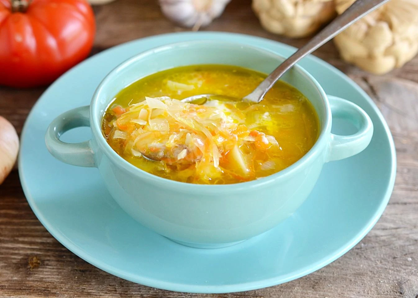 Классические щи из капусты