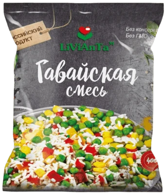Гавайская смесь замороженная 400 г ЛиВиАнТа