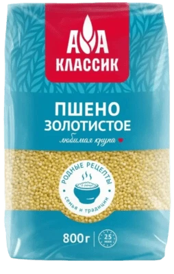 Крупа пшено золотистое 800 г Агро-Альянс