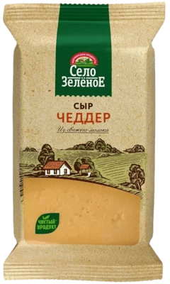 Сыр Чеддер 50% 180 г Село Зелёное
