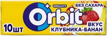 Жевательная резинка Орбит Клубника-банан 13,6 г