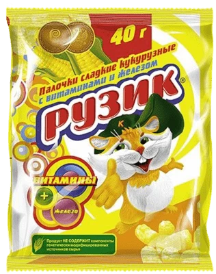 Кукурузные палочки Рузик 40 г