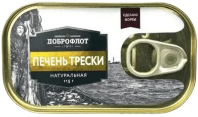 Печень трески натуральная 115 г Доброфлот