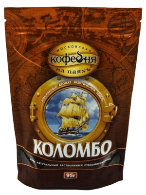 Кофе растворимый Коломбо 95 г Московская кофейня на паяхъ