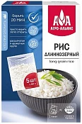 Рис длиннозерный в  варочных пакетах (5х80 г) Агро-Альянс