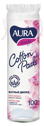 Диски ватные Аура 100 шт.