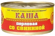 Каша перловая со свининой №8 325 г Йола