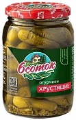 Огурчики маринованные Хрустящие 6 соток 720 мл Десан