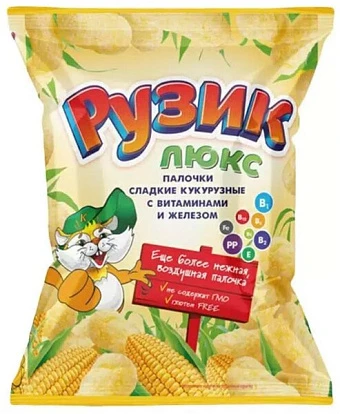 Кукурузные палочки Рузик Люкс 150 г Кукурузные палочки Рузик Люкс 150 г