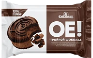 Пломбир сэндвич шоколадный с шоколадной крошкой в шоколадном печенье ОЕ! 80 г Сибхолод