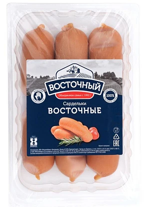 Сардельки Восточные 400 г Восточный Сардельки Восточные 400 г Восточный